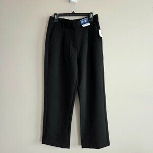 NWT Old Navy Tailor Wide Leg high waisted black pants.
